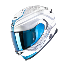 Moto přilba SCORPION EXO-GT SP AIR ARTEN bílo/modrá
