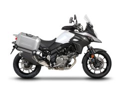 Kompletní sada bočních hliníkových kufrů SHAD TERRA 47L/47L, včetně montážní sady SHAD SUZUKI DL 650 V-Strom
