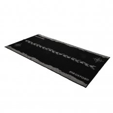 textilní koberec pod motocykl ADVENTURE L, OXFORD (šedá/černá, rozměr 200 x 100 cm, splňující předpisy FIM)
