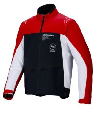 bunda LITE-DURA SOFTSHELL, ALPINESTARS (černá/červená/bílá) 2025