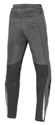 Büse kožené kalhoty Imola černá / bílá - Barva: černá / bílá, Velikost: 56