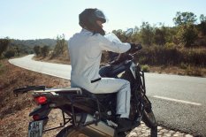 Moto kalhoty RICHA AIRSUMMER světle šedé