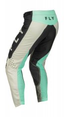kalhoty KINETIC JET, FLY RACING - USA 2023 (černá/mint/šedá)
