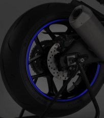 Linka na ráfek PUIG 4542A modré reflexní 7mm x 6m (s aplikátorem)