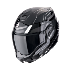 Moto přilba SCORPION EXO-TECH EVO CONQUER černo/bílá