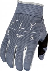rukavice F-16, FLY RACING - USA 2024 (šedá/černá)