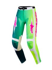 Kalhoty RACER PORTL, ALPINESTARS (zelená/bílá/černá) 2026