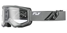 Brýle FOCUS, FLY RACING - USA dětské (šedé/černá - čiré plexi)