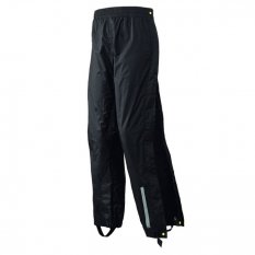 Nepromokavé kalhoty CLOUDBURST (celoodepínací nohavice) černé