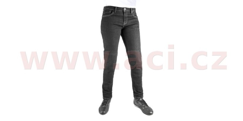 ZKRÁCENÉ kalhoty Original Approved Jeans Slim fit, OXFORD, dámské (černá)
