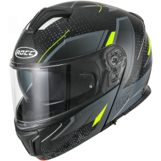 ROCC 810 Klapphelm Dekor matt stříbrná
