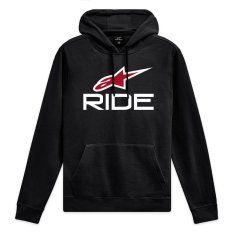mikina RIDE HOODIE 3, ALPINESTARS (černá/bílá/červená)