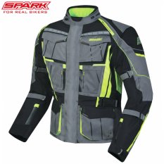 Pánská textilní moto bunda SPARK PACER, fluo