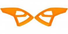 čelní kryty vrchní ventilace pro přilby Cross Pro II, CASSIDA (oranžová)