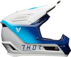 Offroad přilba THOR Fleet Storm bílo/modrá