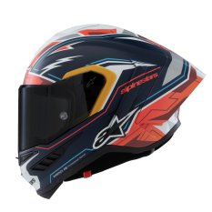 přilba SUPERTECH R10 limitovaná edice PEDRO ACOSTA, ALPINESTARS (modrá/červená/bílá matná) 2025