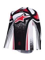 dres TECHSTAR NOMUR, ALPINESTARS (černá/bílá/červená) 2026