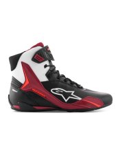 Boty FASTER-4, ALPINESTARS (černá/bílá/tmavě červená) 2025