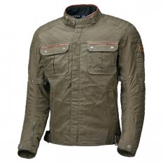 Pánská moto bunda Held BAILEY khaki, voskovaná bavlna (voděodolná)