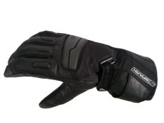 Pánské moto rukavice Spark STT, kůže/textil - černé