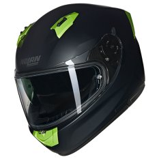 Moto helma Nolan N60-6 Classico Nobile Nero/Verde Impulso Matte Finish 311
