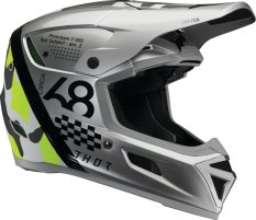 Offroad přilba Thor Reflex Sport Riot šedá fluo