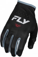 rukavice LITE, FLY RACING - USA 2024 (černá/bílá/červená)
