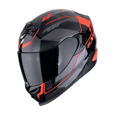 Moto přilba EXO-520 EVO AIR LENA černo/červená