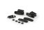 Multi-adjustable mechanism PUIG 20766N 2.0 pair, black připevnění pomocí šroubů