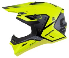 přilba Cross Cup 2 Napa Junior, CASSIDA, dětská (žlutá fluo/černá/šedá perleť) 2025