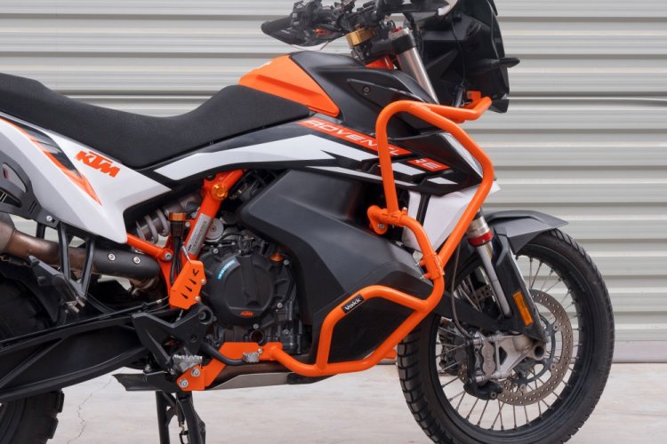Horní padací rám oranžový. KTM 790 Adventure , KTM 890 Adventure . YAKK