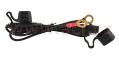 prodloužený kabel s očkovými klipy a pojistkou, OXFORD - Anglie (konektor SAE, délka kabelu 0,5 m)