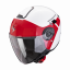 Moto přilba SCORPION EXO-CITY II MALL bílo/červená