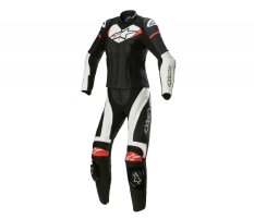 dvoudílná kombinéza STELLA GP PLUS 2, ALPINESTARS (černá/bílá/červená) 2024