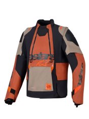bunda HALO PRO DRYSTAR XF, ALPINESTARS (světle hnědá/tmavě oranžová/černá) 2026