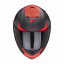 Moto přilba SCORPION EXO-1400 EVO CARBON AIR KENDAL matná černo/červená