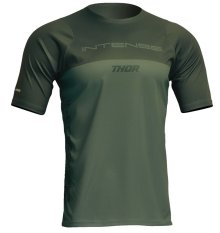 Cyklistický dres s krátkým rukávem Thor Intense Censis MTB  zelené