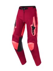 Kalhoty RACER RIWAY, ALPINESTARS (tmavě červená/korálová) 2026
