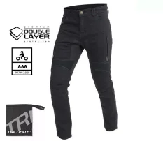 Pánské džíny Trilobite Parado doublelayer AAA slim fit black level 2 (Prodloužené)