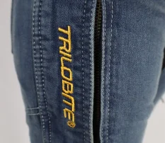 Dámské kalhoty Trilobite Parado doublelayer AAA slim fit jeans blue level 2 (Prodloužené)