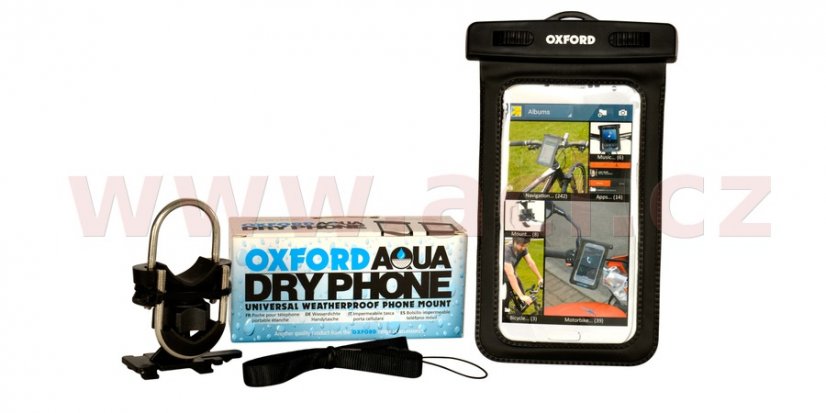 voděodolné pouzdro na telefony Aqua Dry Phone uni, OXFORD - Anglie (verze s kotvením na řídítka)