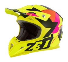 přilba X1.9D TENDO, ZED, dětská (žlutá fluo/růžová/oranžová/černá) 2025