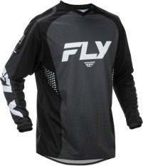 dres F-16, FLY RACING - USA 2026 (černá/bílá)