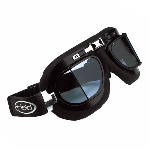 Motocyklové brýle Held CLASSIC, černý rám, lomené, dvojité sklo