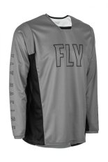 cyklo dres RADIUM, FLY RACING - USA (šedá/černá)
