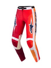 Kalhoty RACER PORTL, ALPINESTARS (červená/oranžová/světle šedá) 2026