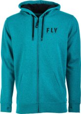 mikina LOGO , FLY RACING - USA (tyrkysová , vel. L)
