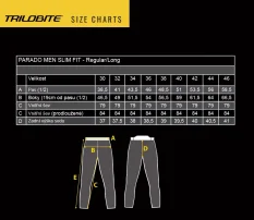 Pánské kalhoty Trilobite Parado doublelayer AAA slim fit light grey level 2 (Prodloužené)