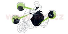 přehoz přes nohy a tělo Scootleg textilní/nepromokavý, OXFORD - Anglie (černý)