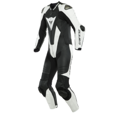 Moto kombinéza DAINESE LAGUNA SECA 5 černo/bílá perforovaná zkrácená